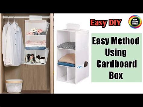 diy hanging wardrobe box